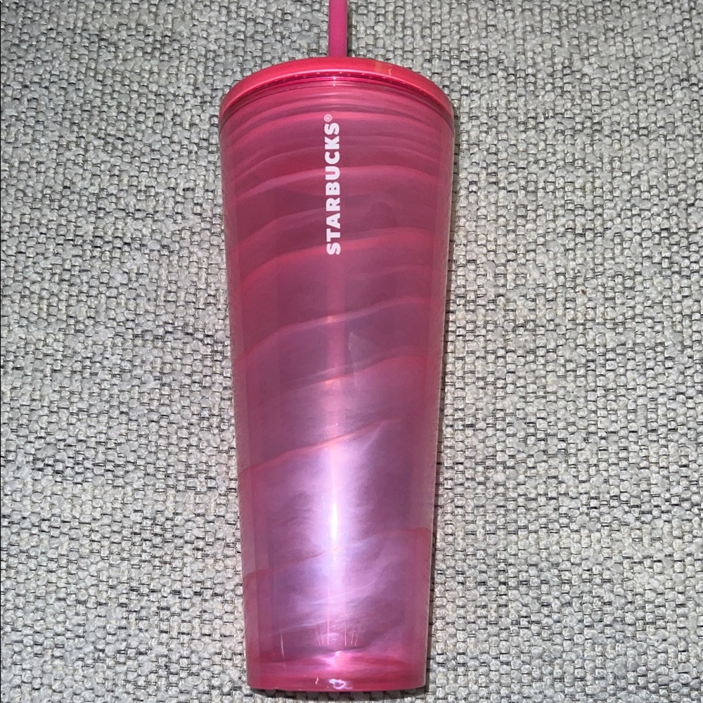 Starbucks 2023 Summer Bubblegum Pink Swirl  Venti Tumbler